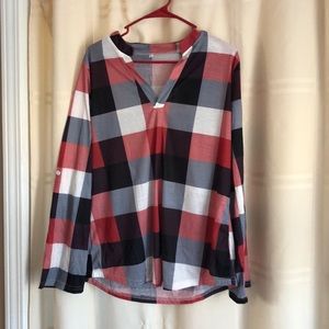 Women’s plaid long sleeve